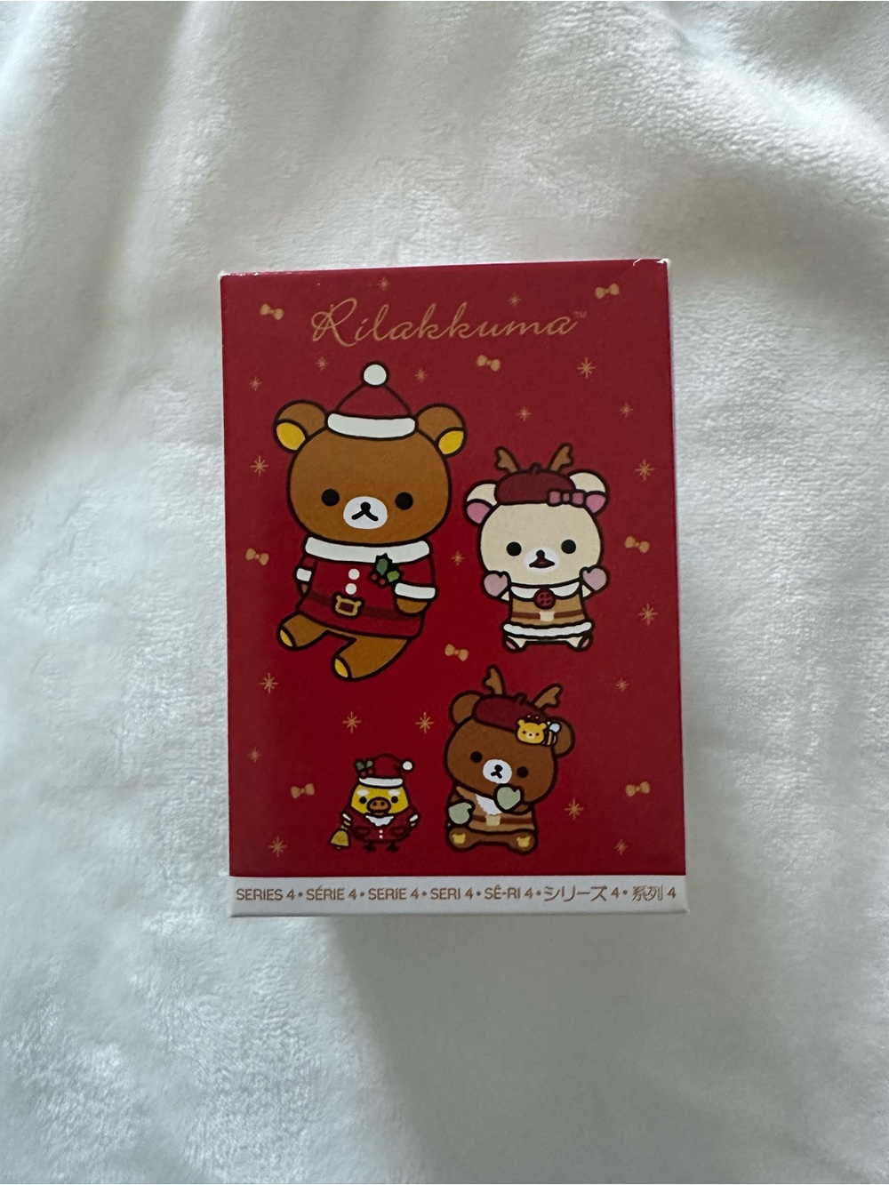 Rilakkuma Red Holiday Gift Box - Festive Character Collectible